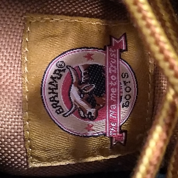 Brahma Men's Leather Tan Oil Resistant Steel Toe Work Boots. Size 7 - Picture 6 of 9